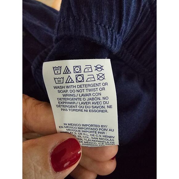 Polo Ralph Lauren Supreme Comfort Pajama Pant Size XL Navy Blue Pony Multi - Picture 6 of 7